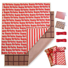 Amalee Brown Reusable Magic Wrapping Cloth 2-Pack | Zero Waste Gift Wrap