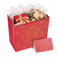 Amalee Extra-Large Red Gift Bag | Luxury Reusable Gift Packaging