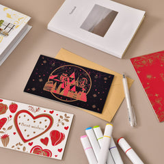 Amalee 28-pack Greeting Card Bulk with Envelopes 4.3x7.1 Inches for Business, Weddings, Baby, Bridal Showers, Graduations