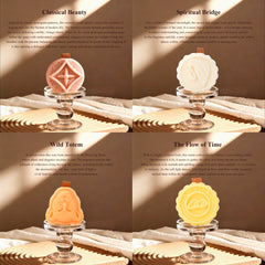 AMALEE 8 Pack Scented Candles, Aromatherapy Jar Candle with Wooden Wick, Long-Lasting, Ideal Gift for Women Men