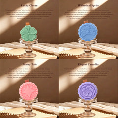Amalee 8-Pack Floral Scented Candles | Natural Soy Wax Aromatherapy Set
