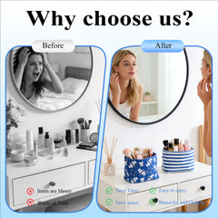 Amalee 2 Pack Blue Reusable Fabric Gift Wrap Set, 19"x20" Cloth Gift Wrapping with Greeting Cards and Ribbon, Washable Multi-Purpose Fabric Wrap for Gifts, Storage Bag or Travel Protection