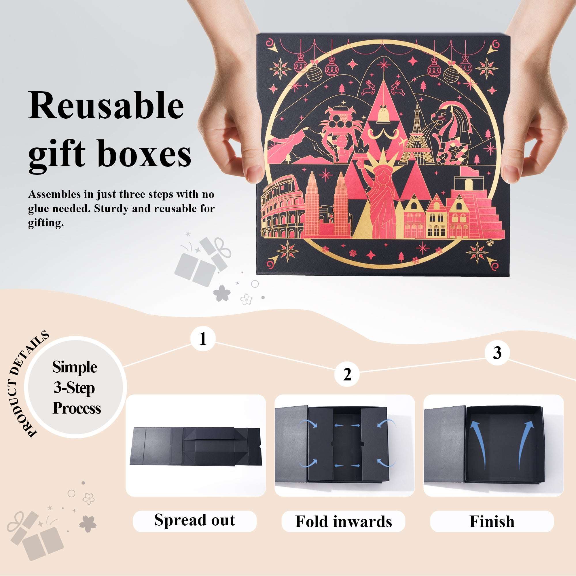 Amalee City Memory Gift Box | Luxury Travel Souvenir Packaging