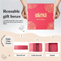 Amalee Sturdy Large Gift Box | Luxury Magnetic Lid Gift Packaging