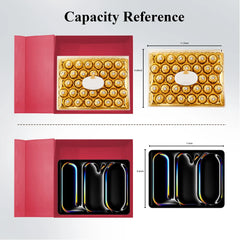 Amalee Large Red Magnetic Gift Box | Luxury Cardboard Gift Packaging