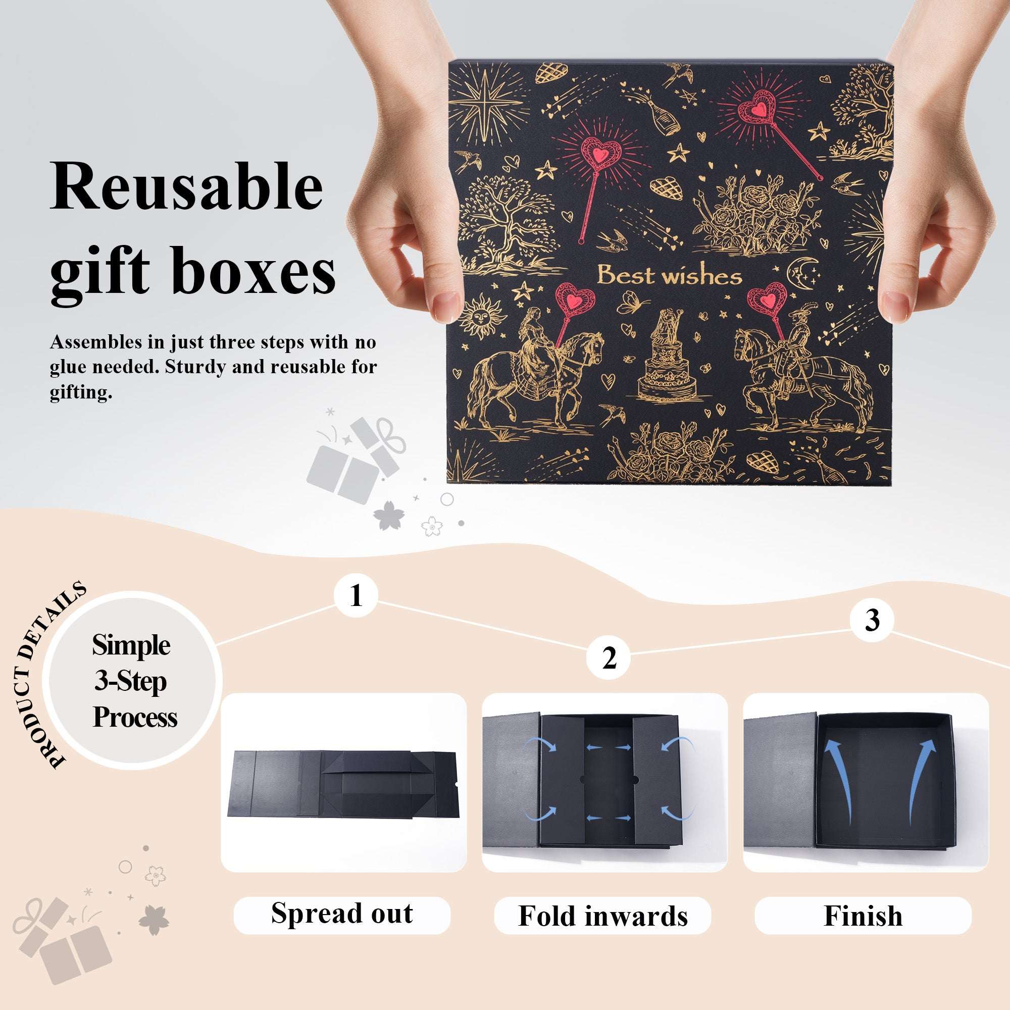 Amalee Fairy Tale Wish Gift Box | Luxury Kids Birthday Baby Gift Packaging