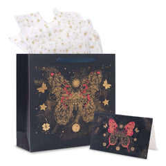 Amalee Lucky Butterfly Gift Bag | Luxury Holiday & Festival Gift Packaging