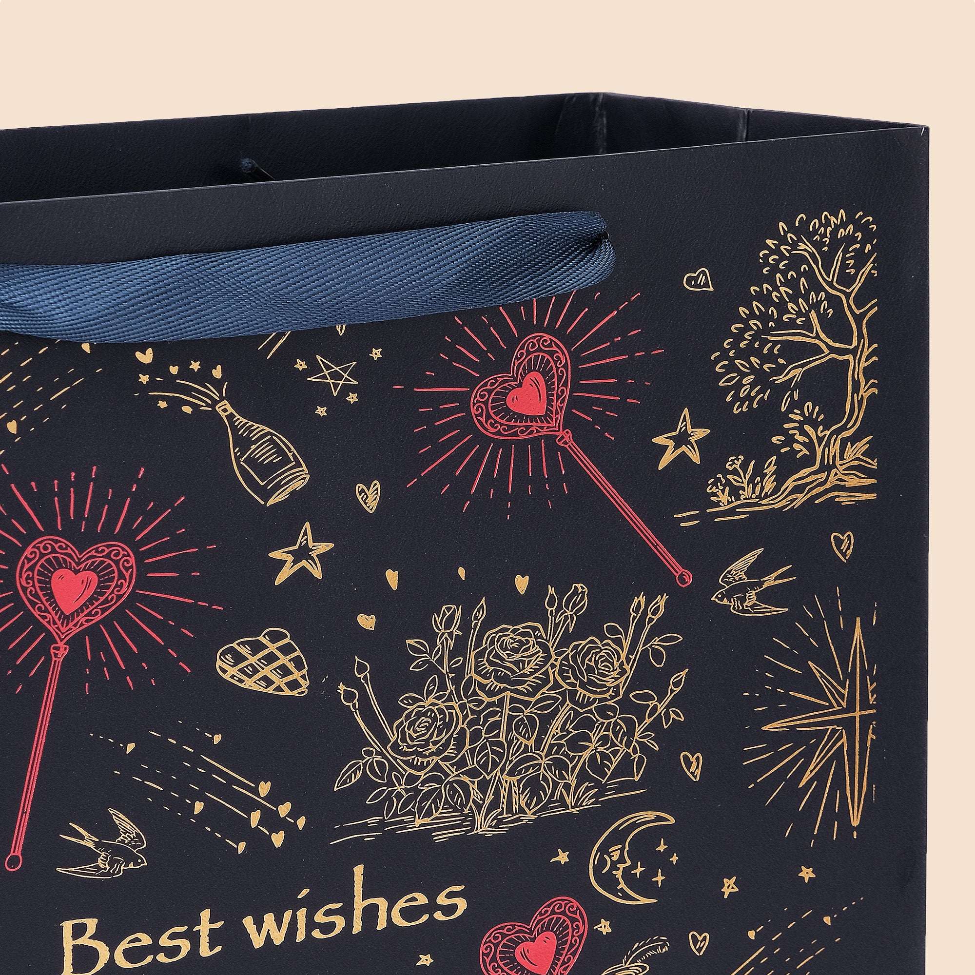 Amalee Blue Reusable Gift Bag Set | Luxury Birthday Gift Packaging