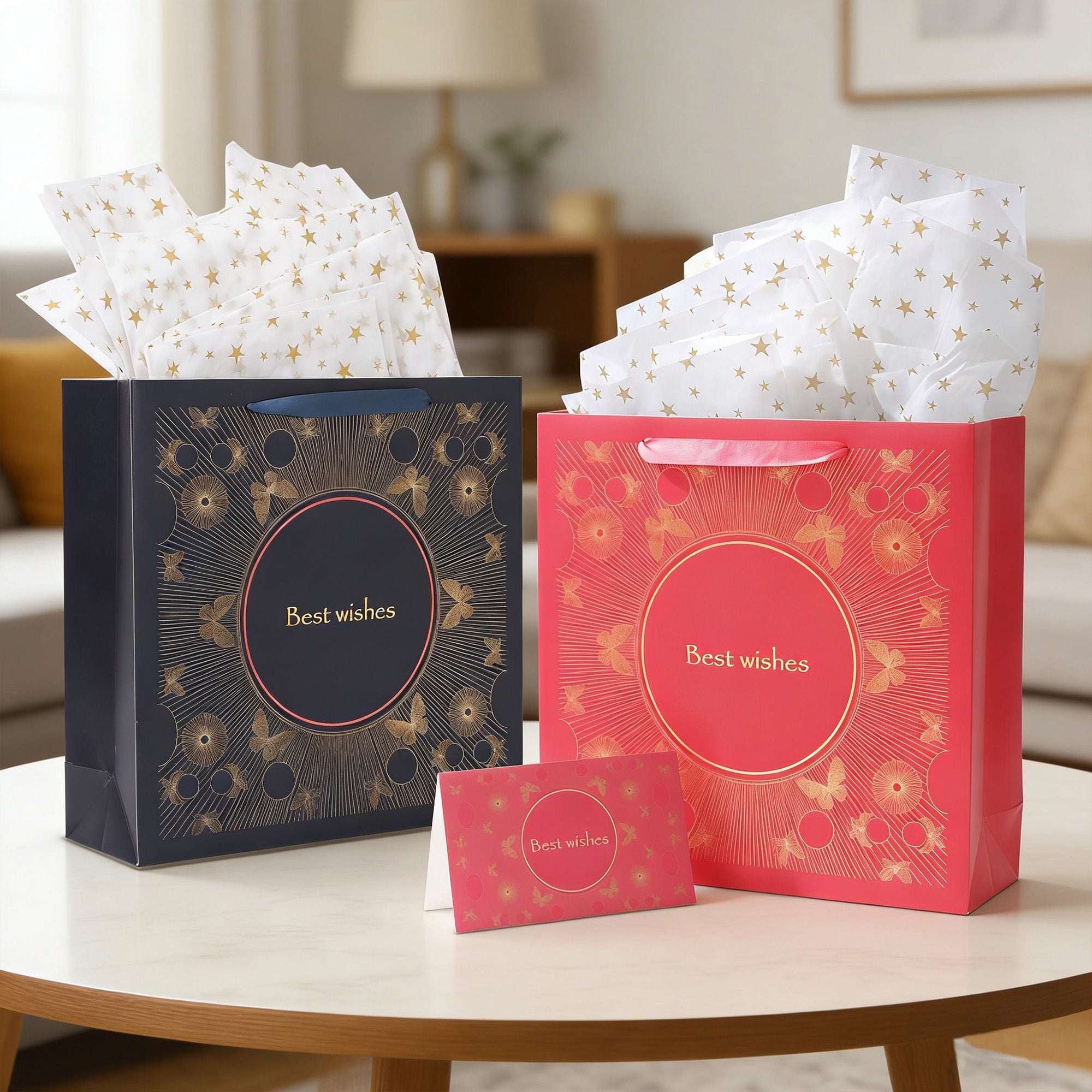 Amalee Large Red Gift Bag | Luxury Durable Gift Packaging