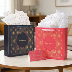 Amalee Large Red Gift Bag | Luxury Durable Gift Packaging