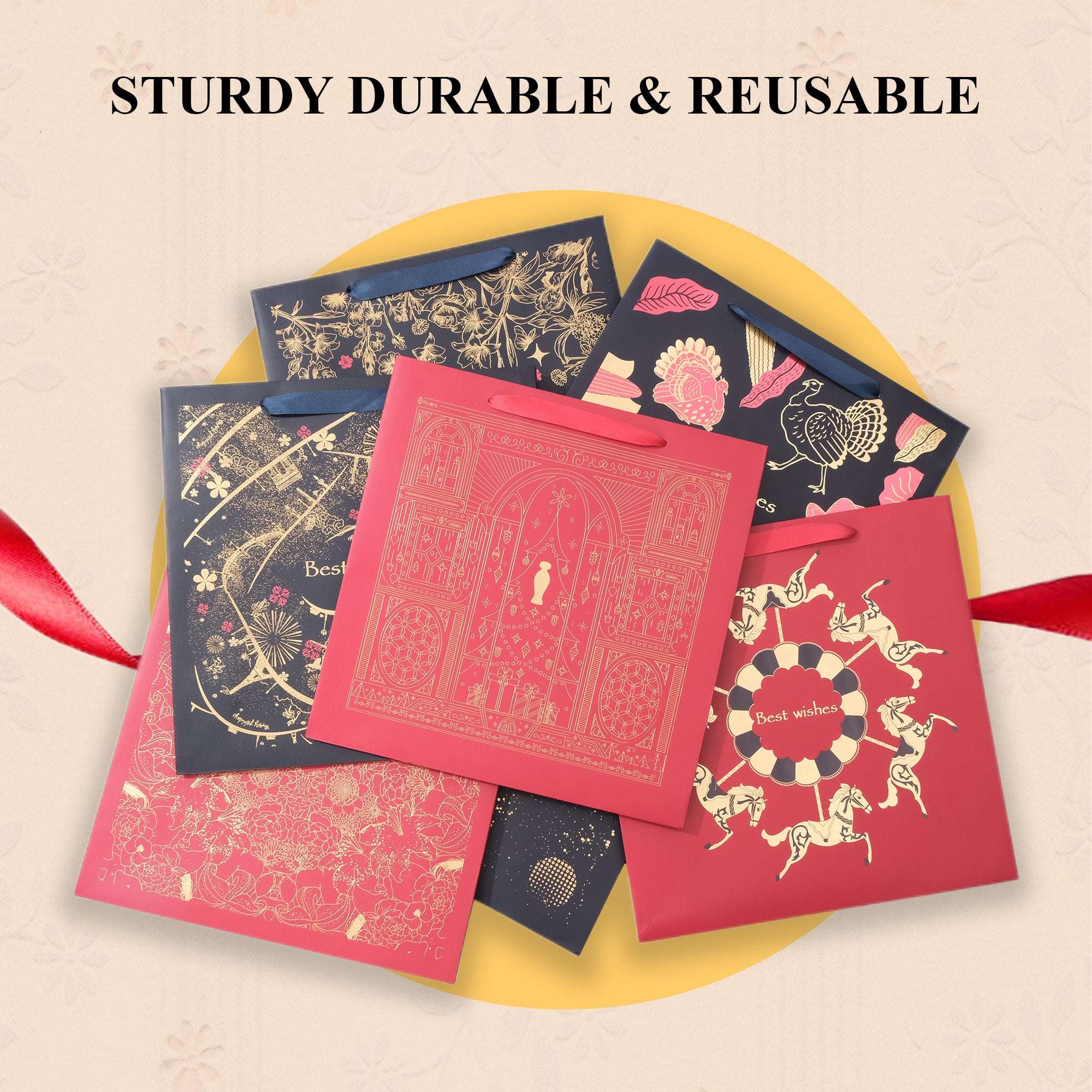 Amalee Festive Gift Bag | Luxury Packaging for All Holidays & Gifting