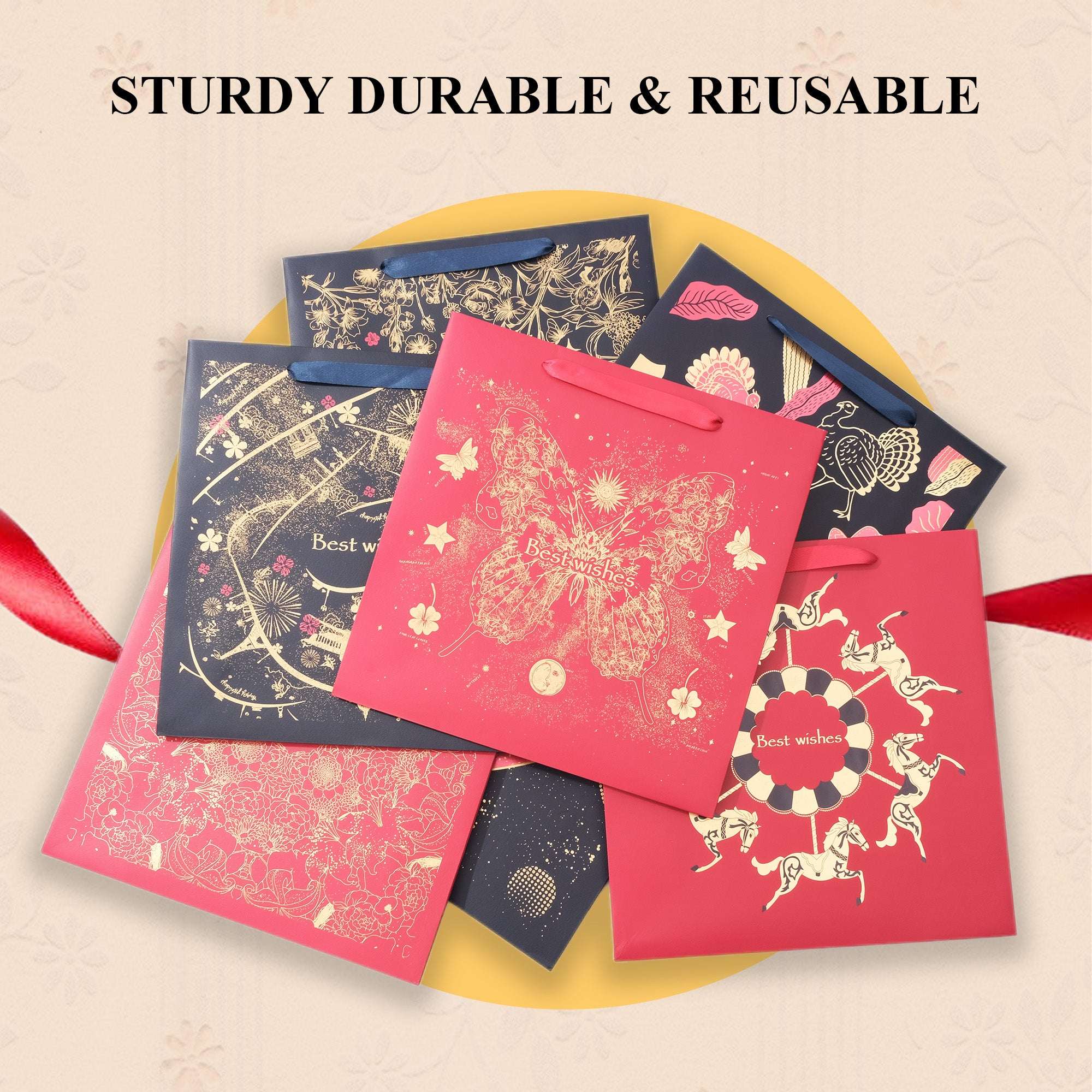 Amalee Lucky Butterfly Gift Bag | Luxury Blessing Gift Packaging