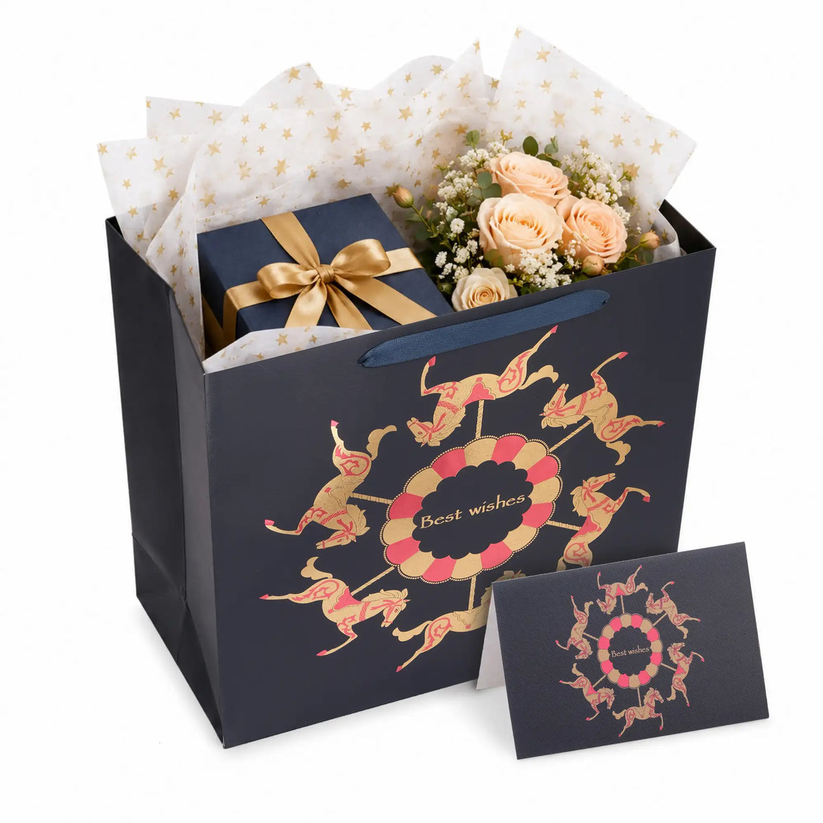 Amalee Joyful Spiral Gift Bag | Luxury Kids & Everyday Gift Packaging
