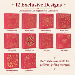 Amalee Extra-Large Red Gift Bag | Luxury Reusable Gift Packaging
