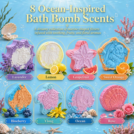 Amalee Bath Bombs for Kids with Surprise Toys Inside, 8 Pack