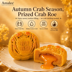 Amalee hairy crab roe mooncake gift box for Mid-Autumn Festival Chinese holiday gift
