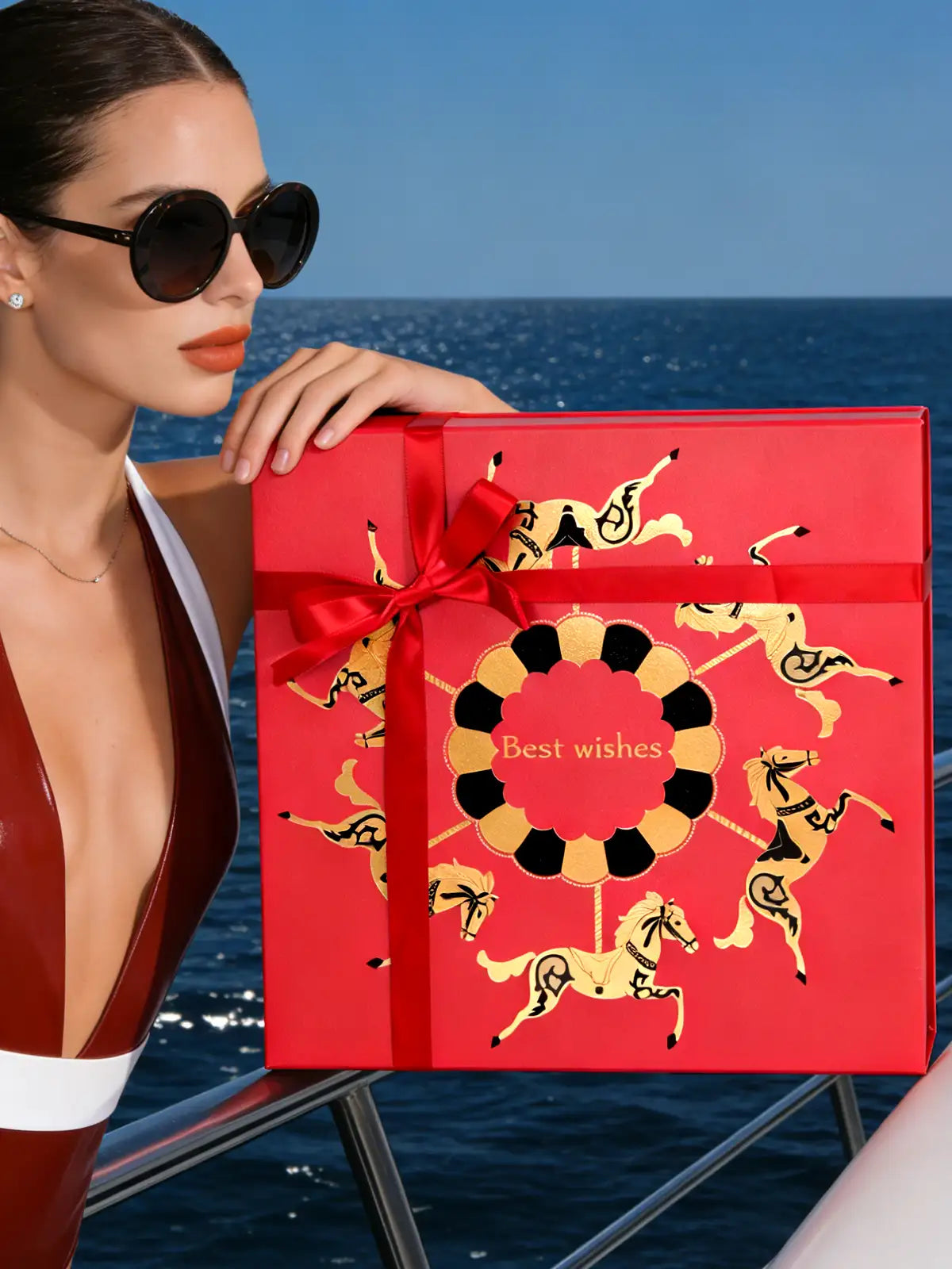 Amalee Playful Rotary Gift Box | Kids Birthday Children's Day Gift Packaging
