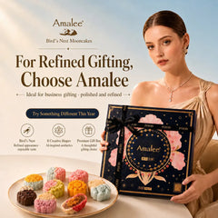 Amalee Bird's nest mooncake gift box 8 pieces for Mid-Autumn Festival Chinese holiday gift