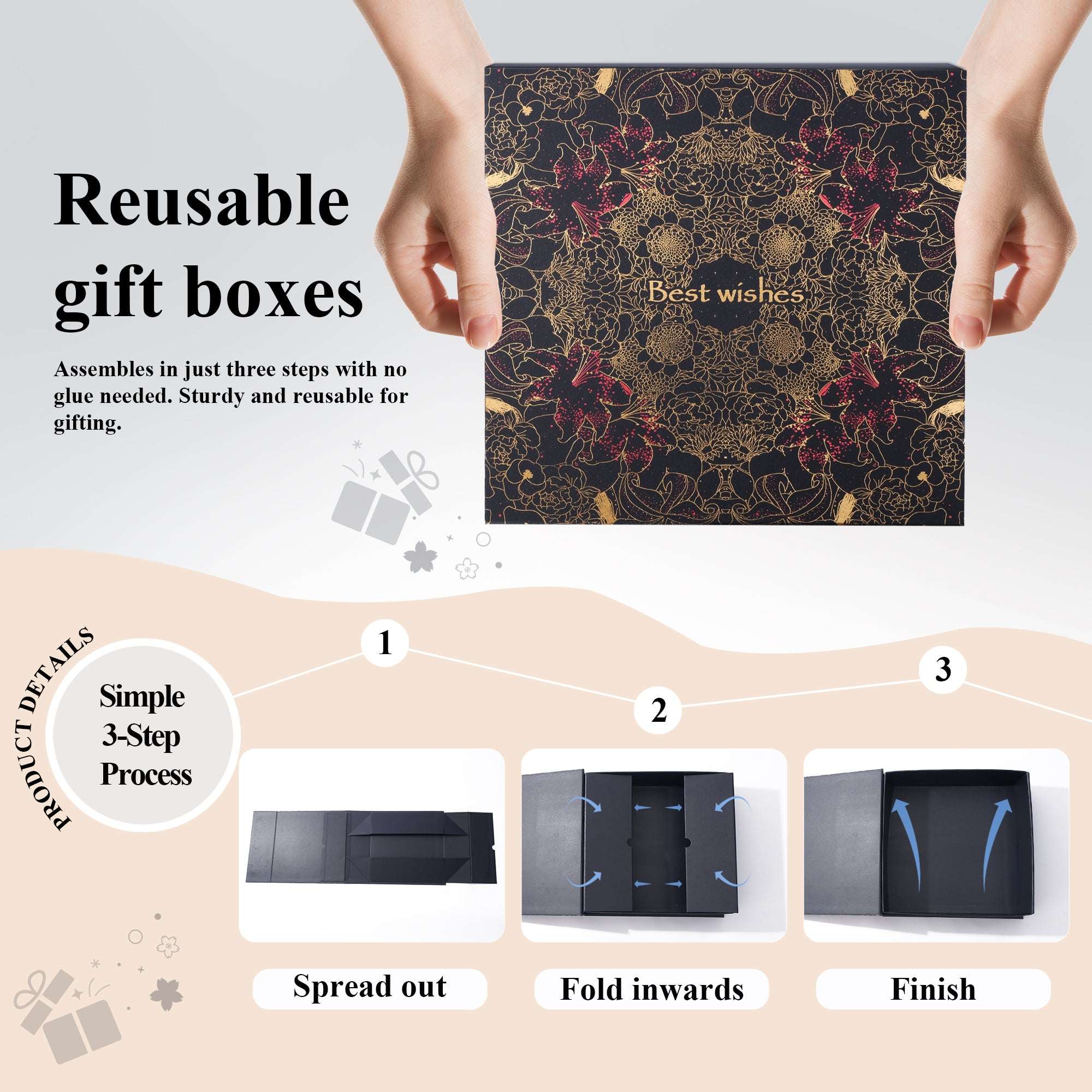 Amalee Flowery Dream Gift Box | Luxury Gift Packaging
