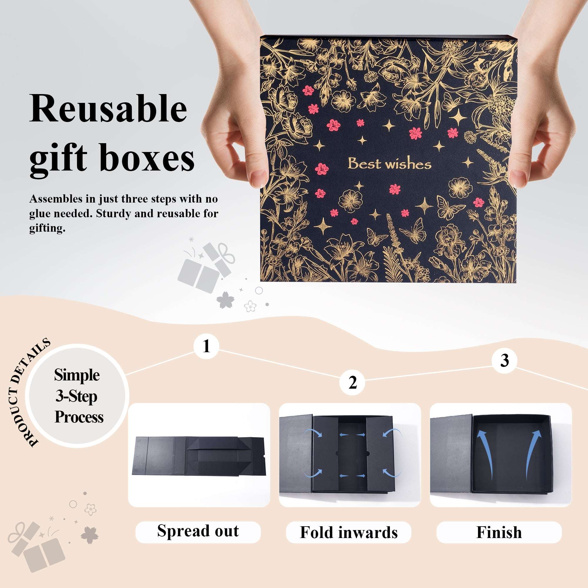 Amalee Secret Garden Gift Box | Luxury Gift Packaging for All Occasions