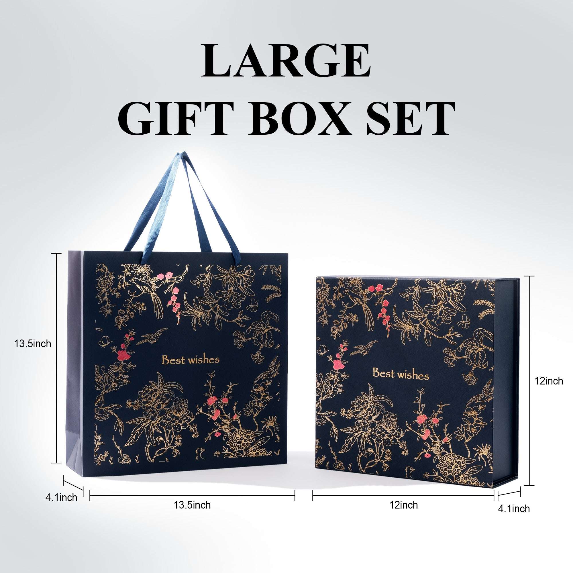 Amalee Blue Magnetic Gift Box | Luxury Cardboard Gift Packaging