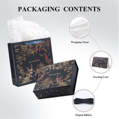 Amalee Blue Magnetic Gift Box | Luxury Cardboard Gift Packaging