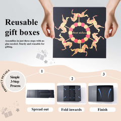 Amalee Playful Rotating Gift Box | Luxury Kids Gift Packaging