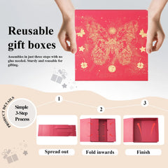 Amalee Magnetic Glue-Free Easter Gift Box | Premium Holiday Packaging
