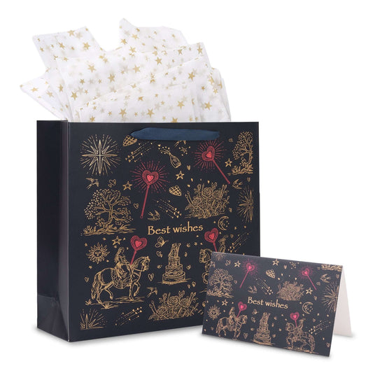 Amalee Blue Reusable Gift Bag Set | Luxury Birthday Gift Packaging
