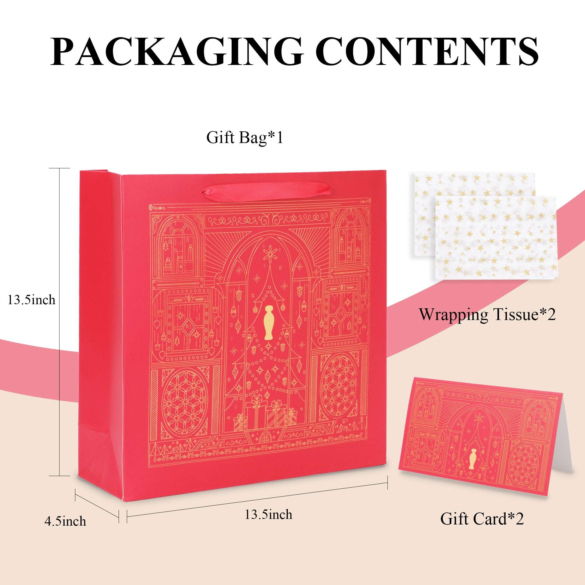 Amalee Festive Gift Bag | Luxury Packaging for All Holidays & Gifting