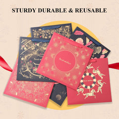 Amalee Large Red Gift Bag | Luxury Durable Gift Packaging